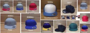 collage de gorras