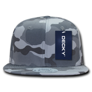 vista frontal de gorra marca decky tipo camo