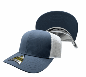 Helmet Regular Trucker Gris Malla Blanco