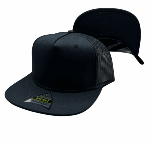 Helmet 5 Panel Plana Malla Negro