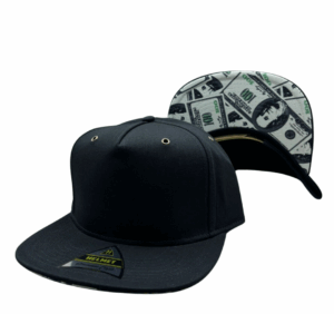 Helmet 5 Panel Negro Dolares