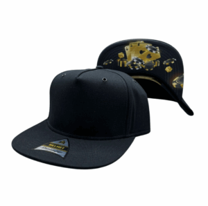 Helmet 5 Panel Negro Poker