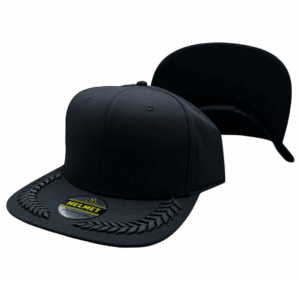 Helmet 6 Panel Negro Laurel Largo Negro