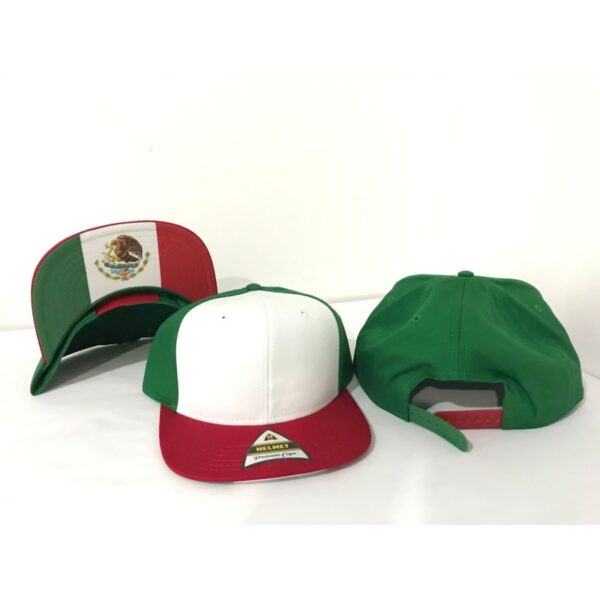 Helmet 6 Panel Tricolor Bandera