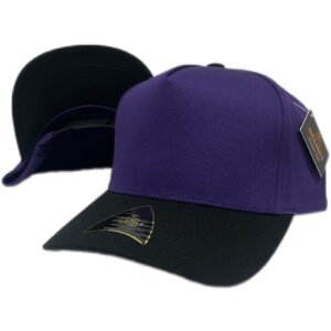Helmet Snap 5P Curved Purpura-Negro