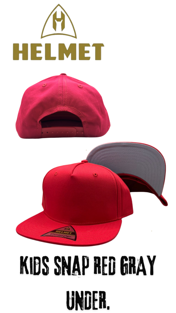 Helmet Infantil Kids Snap Rojo