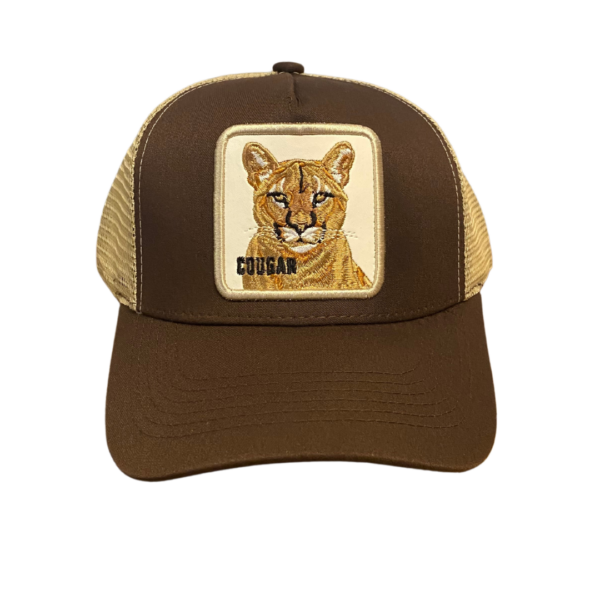 Gorra 5 Panel Malla Curva COUGAR