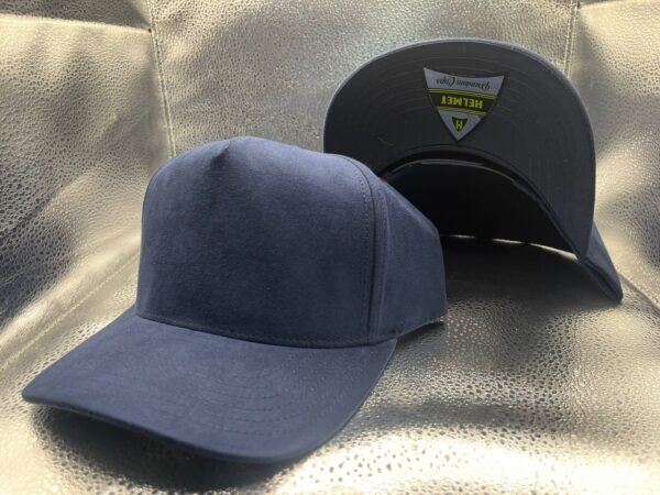 Helmet 5 Panel Suede Curva Marino