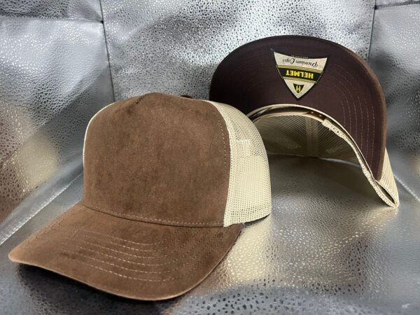 Helmet 5 Panel Suede Trucker Curva Cafe-Khaki