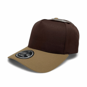 5 Panel Basic Curva Cafe con Khaki