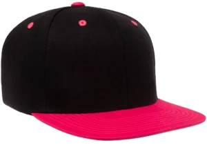Yupoong 6089MT Negro-Rosa