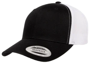 Yupoong 6606 Negro/Blanco