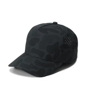 5 Panel Basic Laser Curva Camo Negro