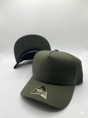 Helmet Snap 5P Curved Laser Verde Oscuro
