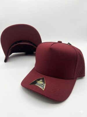 Helmet Snap 5P Curved Laser Guinda