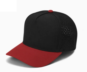 5 Panel Basic Laser Curva Negro con Rojo 5010